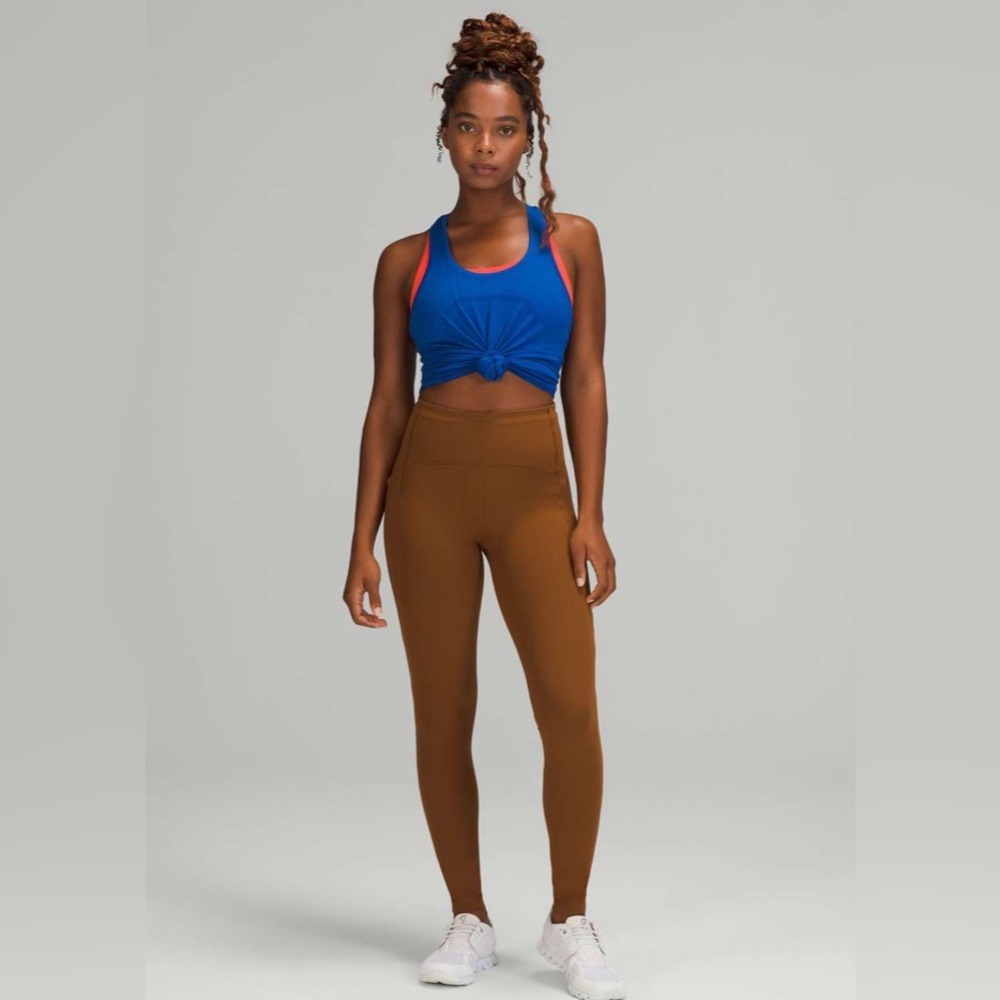Lululemon Swift Speed High Rise Tight 28" Copper Brown Leggings Women's Size 6 - Picture 4 of 8